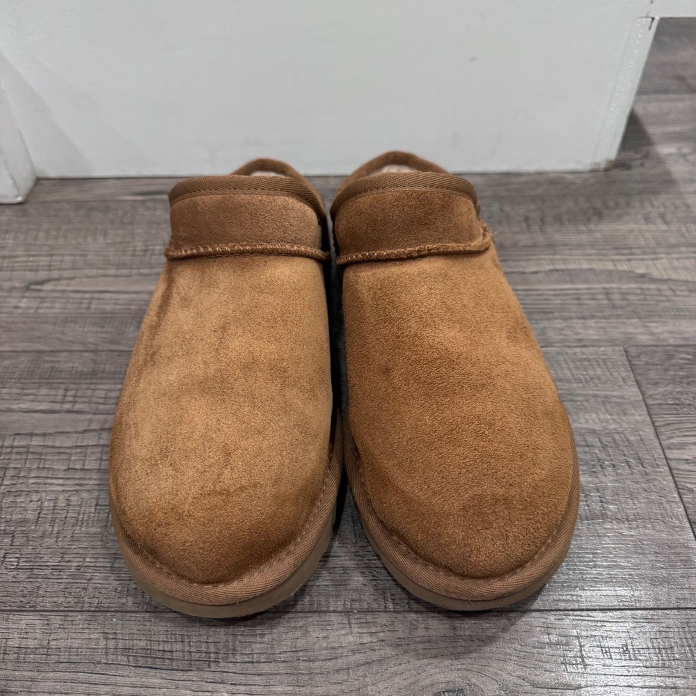 UGG Women Chestnut Suede Classic Slip-On Slippers Mules 1121644 Size 8